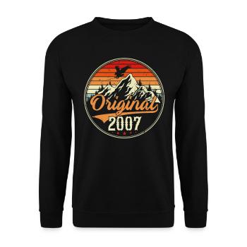 Original 2007 - Unisex Sweatshirt - black - Front - Alina (178cm) & Michal (187cm)