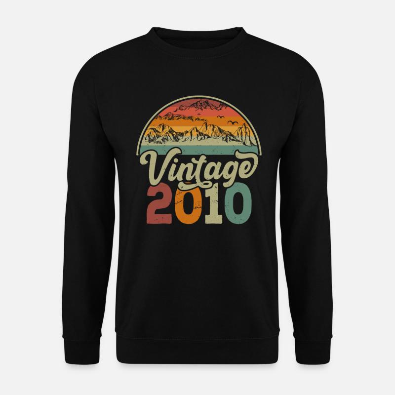 Jahrgang 2010 - Unisex Pullover - Schwarz
