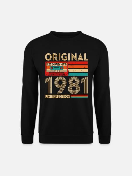 Succès Légendaires Originaux Le Meilleur De 1981 - Sweat-shirt Unisexe - noir