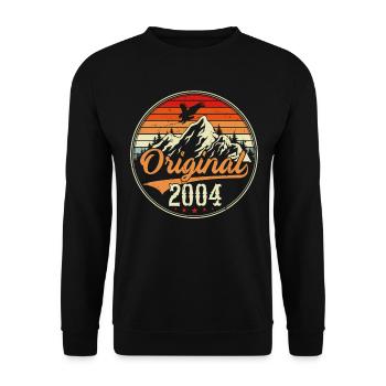 Original 2004 - Sweat-shirt Unisexe - noir - Devant - Alina (178cm) & Michal (187cm)