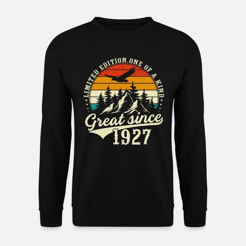 Einzigartig seit 1927 - Unisex Pullover - Schwarz
