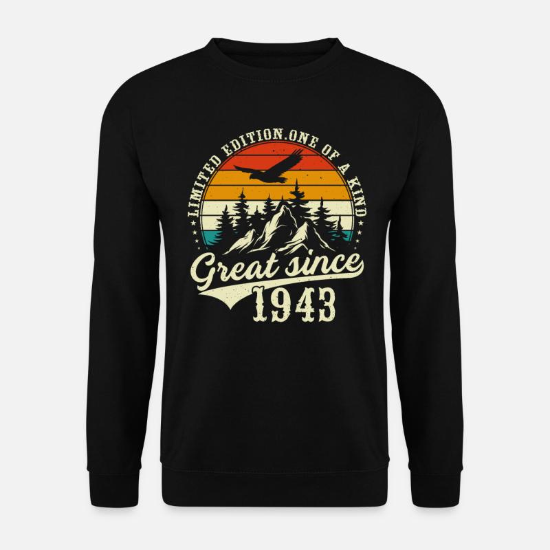 Einzigartig seit 1943 - Unisex Pullover - Schwarz