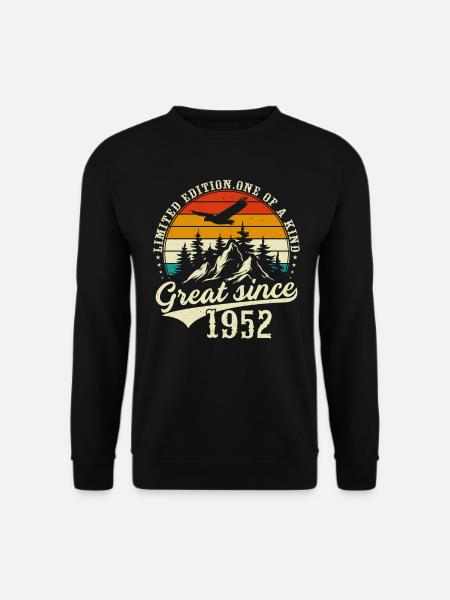 Einzigartig seit 1952 - Unisex Pullover - Schwarz