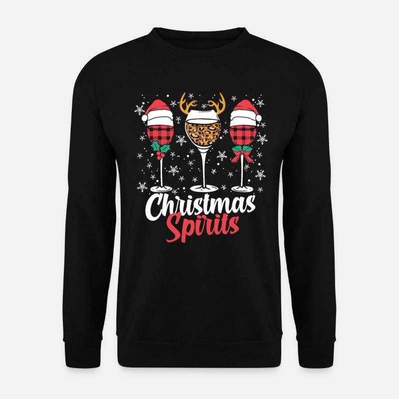 Christmas spirits - Unisex Sweatshirt - black