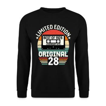 Édition Limitée Du Meilleur De L'original De 1928 - Sweat-shirt Unisexe - noir - Devant - Alina (178cm) & Michal (187cm)