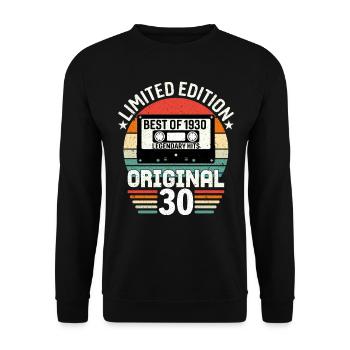 Limited edition of the best of the 1930 original - Unisex Sweatshirt - black - Front - Alina (178cm) & Michal (187cm)