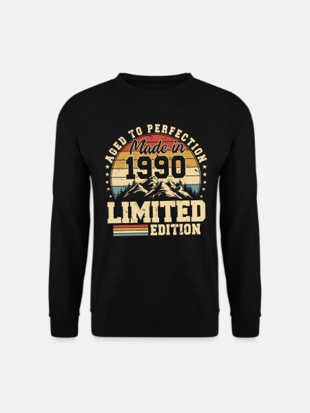 Einzigartig seit 1990 - Unisex Pullover - Schwarz