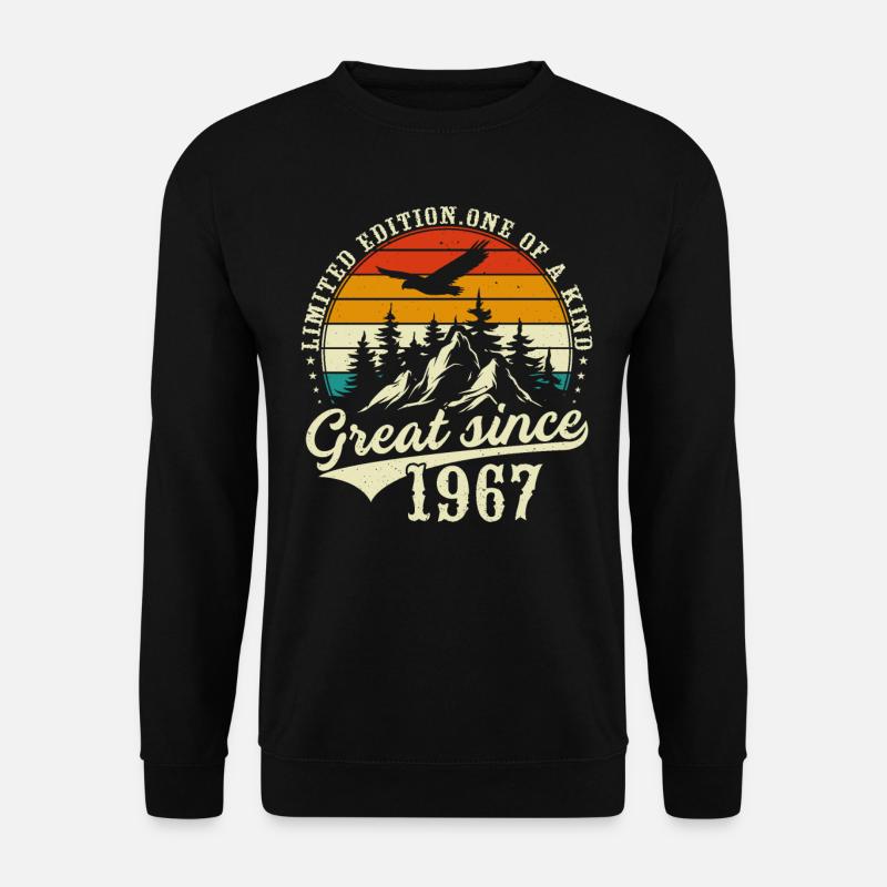 Einzigartig seit 1967 - Unisex Pullover - Schwarz