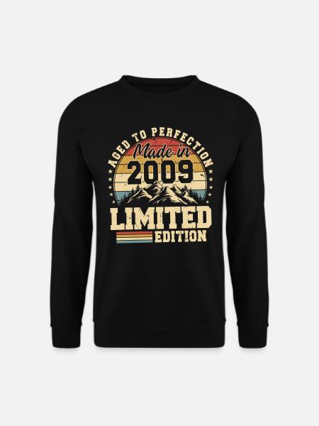 Einzigartig seit 2009 - Unisex Pullover - Schwarz