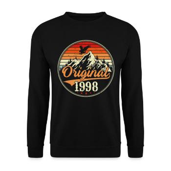 Original 1998 - Sweat-shirt Unisexe - noir - Devant - Alina (178cm) & Michal (187cm)
