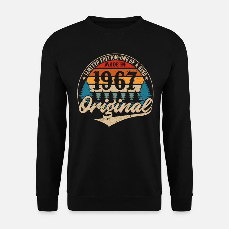 Hergestellt 1967 Original - Unisex Pullover - Schwarz