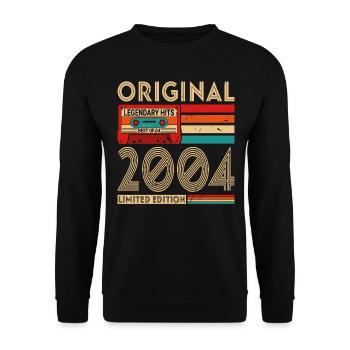 Original Legendary Hits Best of 2004 - Unisex Pullover - Schwarz - Vorne - Alina (178cm) & Michal (187cm)