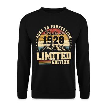 Unique En Son Genre Depuis 1928 - Sweat-shirt Unisexe - noir - Devant - Alina (178cm) & Michal (187cm)