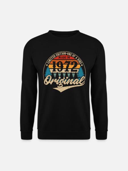 Made in 1972 Original - Unisex Sweatshirt - black
