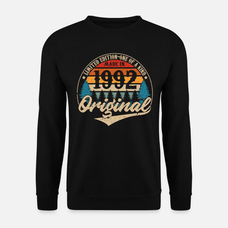 Jahrgang 1992 Original - Unisex Pullover - Schwarz
