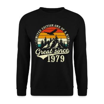 Unique En Son Genre Depuis 1979 - Sweat-shirt Unisexe - noir - Devant - Alina (178cm) & Michal (187cm)
