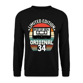 Édition Limitée Du Meilleur De L'original De 1934 - Sweat-shirt Unisexe - noir - Devant - Alina (178cm) & Michal (187cm)
