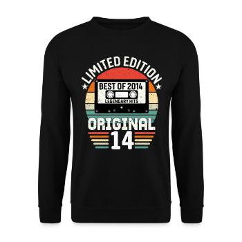 Limitierte Auflage des Besten des Originals von 2014 - Unisex Pullover - Schwarz - Vorne - Alina (178cm) & Michal (187cm)