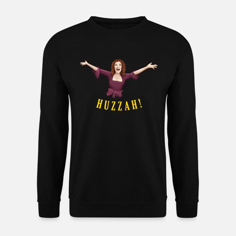 HUZZAH! - Unisex Pullover - Schwarz