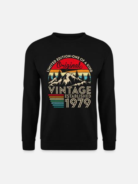 Original-Jahrgang im Jahr 1979 - Unisex Pullover - Schwarz