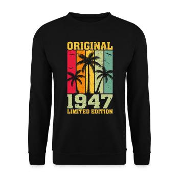 Original limited edition of 1947 - Unisex Sweatshirt - black - Front - Alina (178cm) & Michal (187cm)