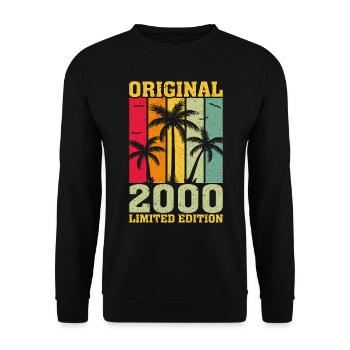 Original limitierte Auflage von 2000 - Unisex Pullover - Schwarz - Vorne - Alina (178cm) & Michal (187cm)