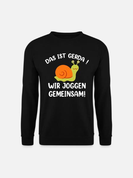 Das Ist Gerda Wir Joggen Gemeinsam - Unisex Pullover - Schwarz
