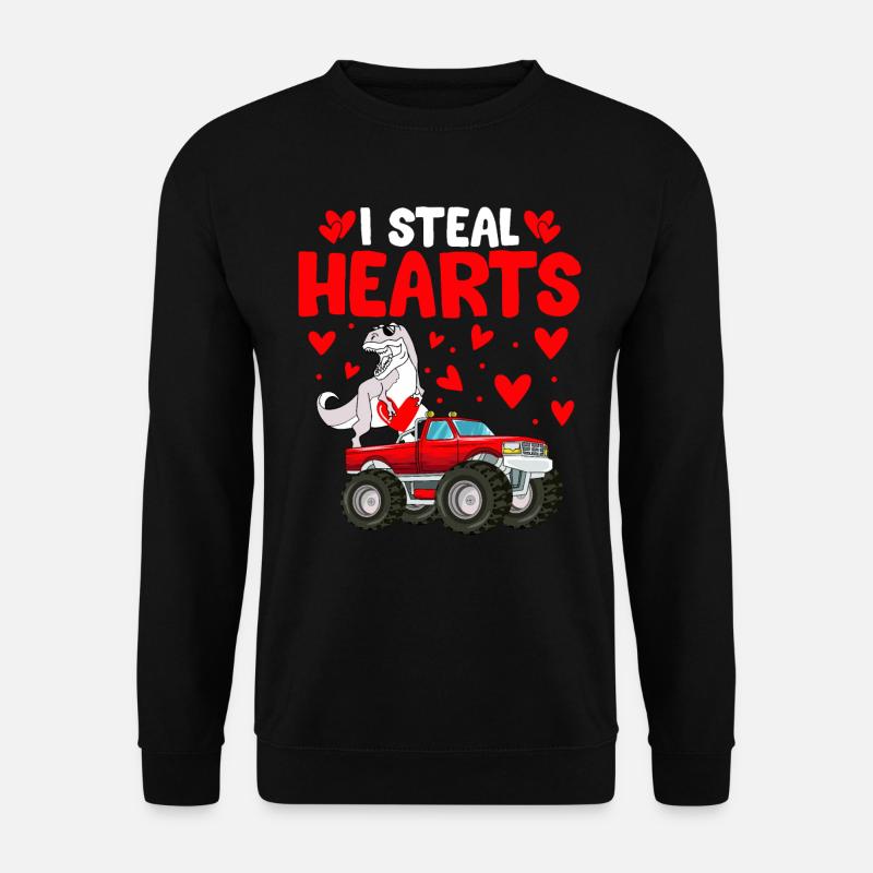 Ich stehle Herzen - Unisex Pullover - Schwarz