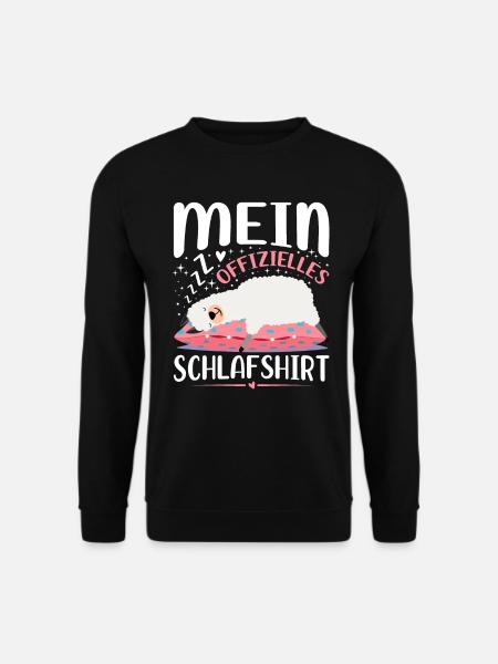 Mein Offizielles Schlafshirt - Unisex Pullover - Schwarz