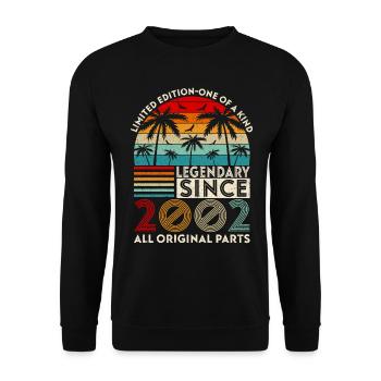 Legendary since 2002 All original parts - Unisex Sweatshirt - black - Front - Alina (178cm) & Michal (187cm)