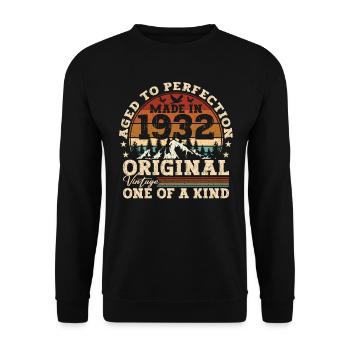 Édition limitée 1932 - Sweat-shirt Unisexe - noir - Devant - Alina (178cm) & Michal (187cm)