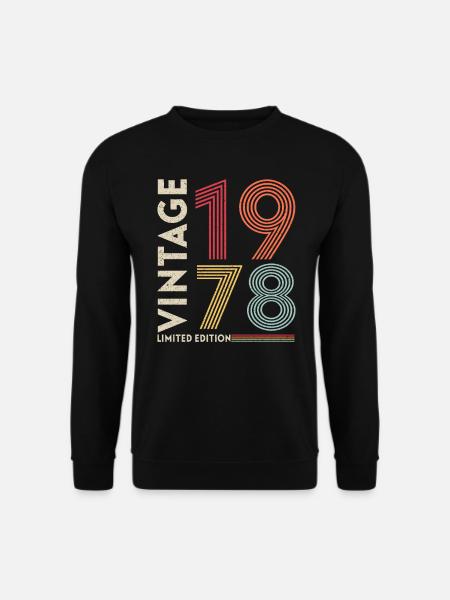 1978 Birthday Present - Unisex Sweatshirt - black
