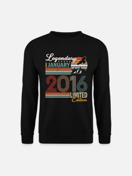 Legendary since January 2016 - Unisex Sweatshirt - black