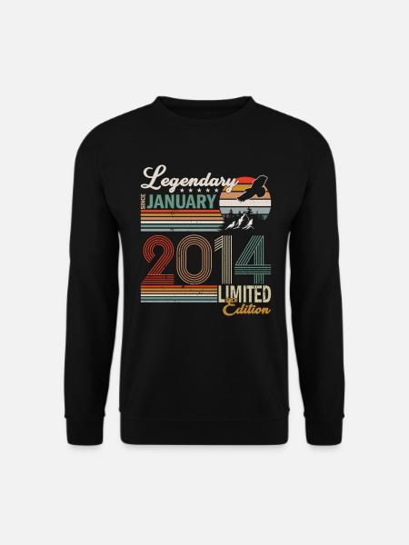 Legendär seit Januar 2014 - Unisex Pullover - Schwarz