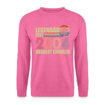 Limited Edition Jahrgang 2004 18 Jahre Geburtstag - Unisex Pullover - Pink - Vorne