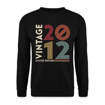 2012 Unikal - Unisex Pullover - Schwarz - Vorne - Alina (178cm) & Michal (187cm)
