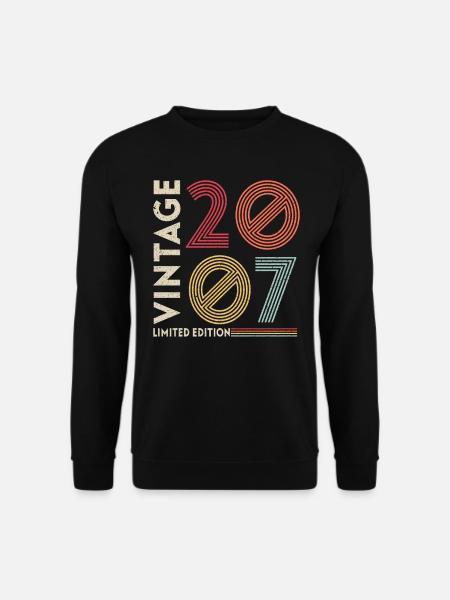 MILLÉSIME 2007 - Sweat-shirt Unisexe - noir