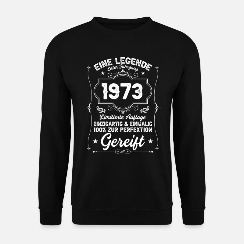 Legende von 1973 - Unisex Pullover - Schwarz