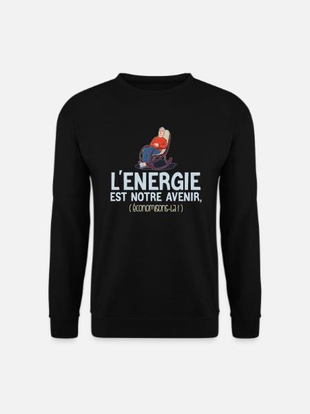 Cadeau Humoristique De Retraite - Sweat-shirt Unisexe - noir