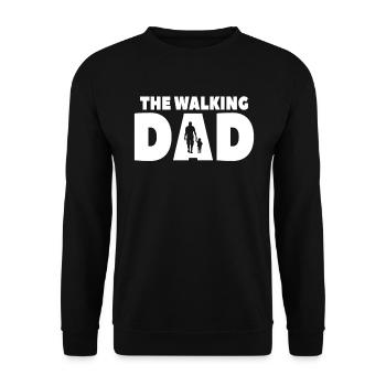 The Walking Father - Unisex Sweatshirt - black - Front - Alina (178cm) & Michal (187cm)