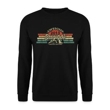 Retro Anniversary 2013 - Unisex Sweatshirt - black - Front - Alina (178cm) & Michal (187cm)
