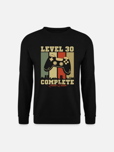 Geschenk Anniv. Jahrgang Niv. 30 Aufl. Limitiert - Unisex Pullover - Schwarz