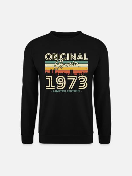 Vintage Jubiläum 1973 Limitierte Auflage - Unisex Pullover - Schwarz