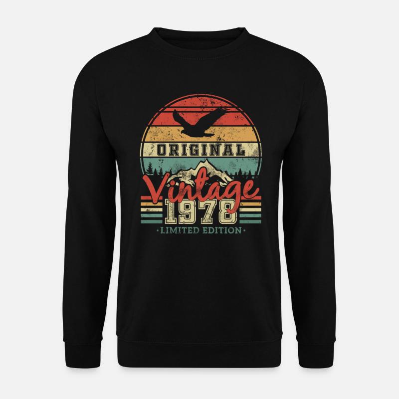 Birthday Present 1978 - Unisex Sweatshirt - black