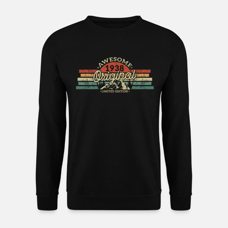 Birthday present 1938 - Unisex Sweatshirt - black