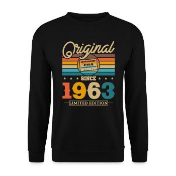 Original depuis 1963 Édition Limitée - Sweat-shirt Unisexe - noir - Devant - Alina (178cm) & Michal (187cm)