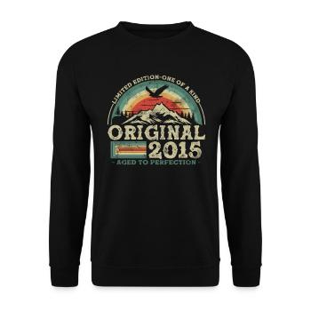 Original since 2015 Limited Edition - Unisex Sweatshirt - black - Front - Alina (178cm) & Michal (187cm)