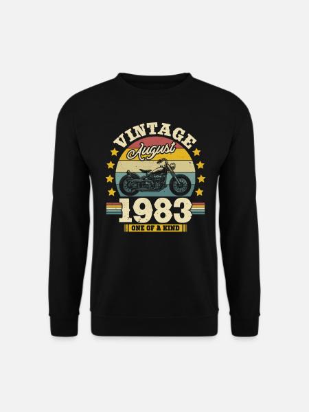 Birthday Gift August 1983 - Unisex Sweatshirt - black