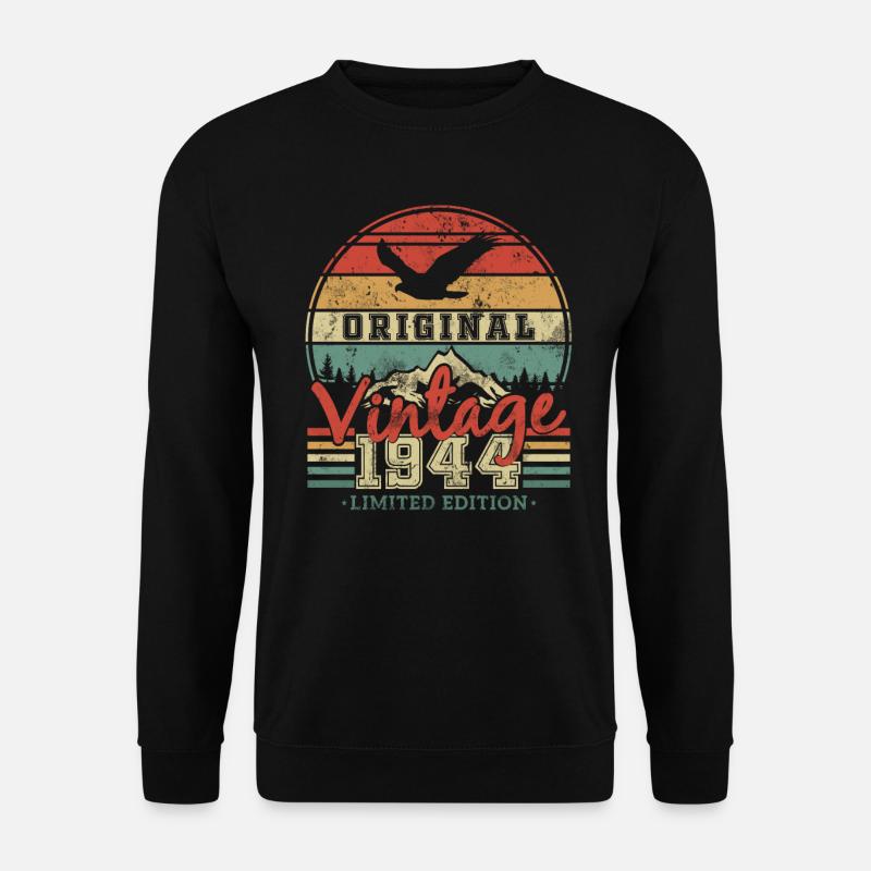 Cadeau d'anniversaire 1944 - Sweat-shirt Unisexe - noir