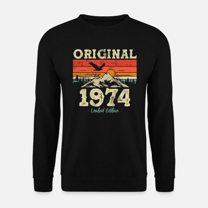 Gift Birthday 1974 - Unisex Sweatshirt - black